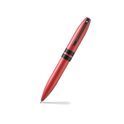 Sheaffer Icon ballpoint pen in metallic red lacquer with black PVD trim