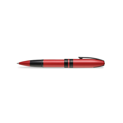 Sheaffer Icon metallic red rollerball pen shown full length