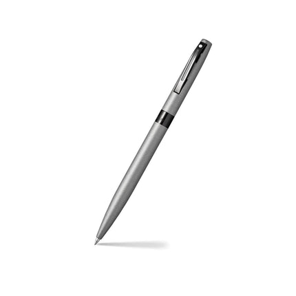 Sheaffer Reminder ballpoint pen in matt grey lacquer with black PVD trim