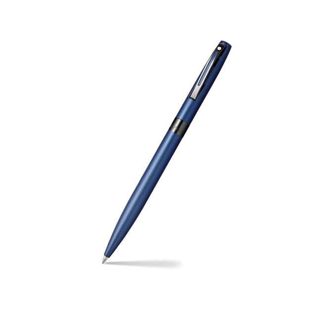 Sheaffer Reminder ballpoint pen in matt blue lacquer with black PVD trim