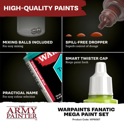 Army Painter Fanatics - Mega Paint Set
