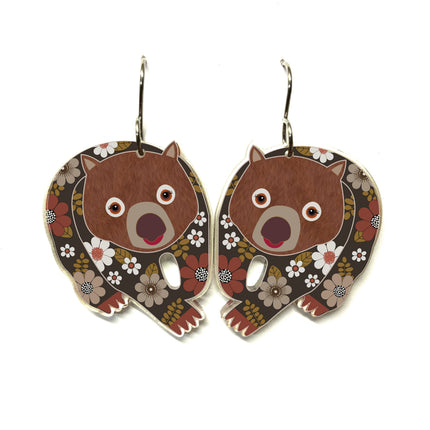 Wombat Earrings