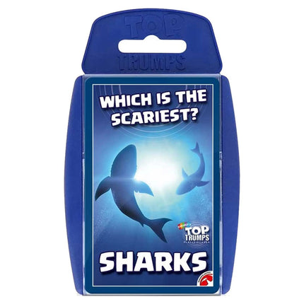 a card game with a picture of a shark and the words which is the scar