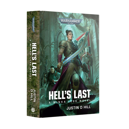 a book cover for hell's last