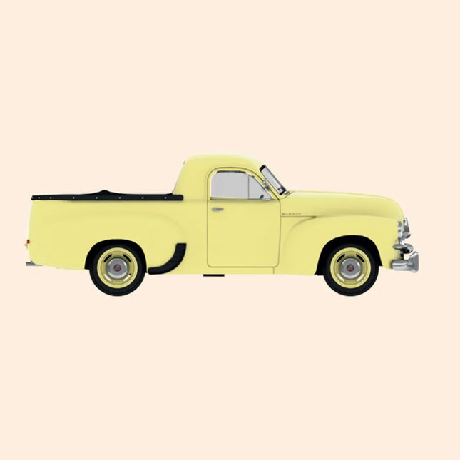 1954 Holden FJ Utility 1:43 die-cast side profile with black tonneau cover