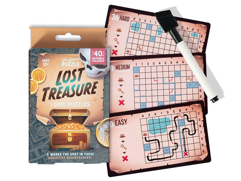 a set of three travel games with a pen