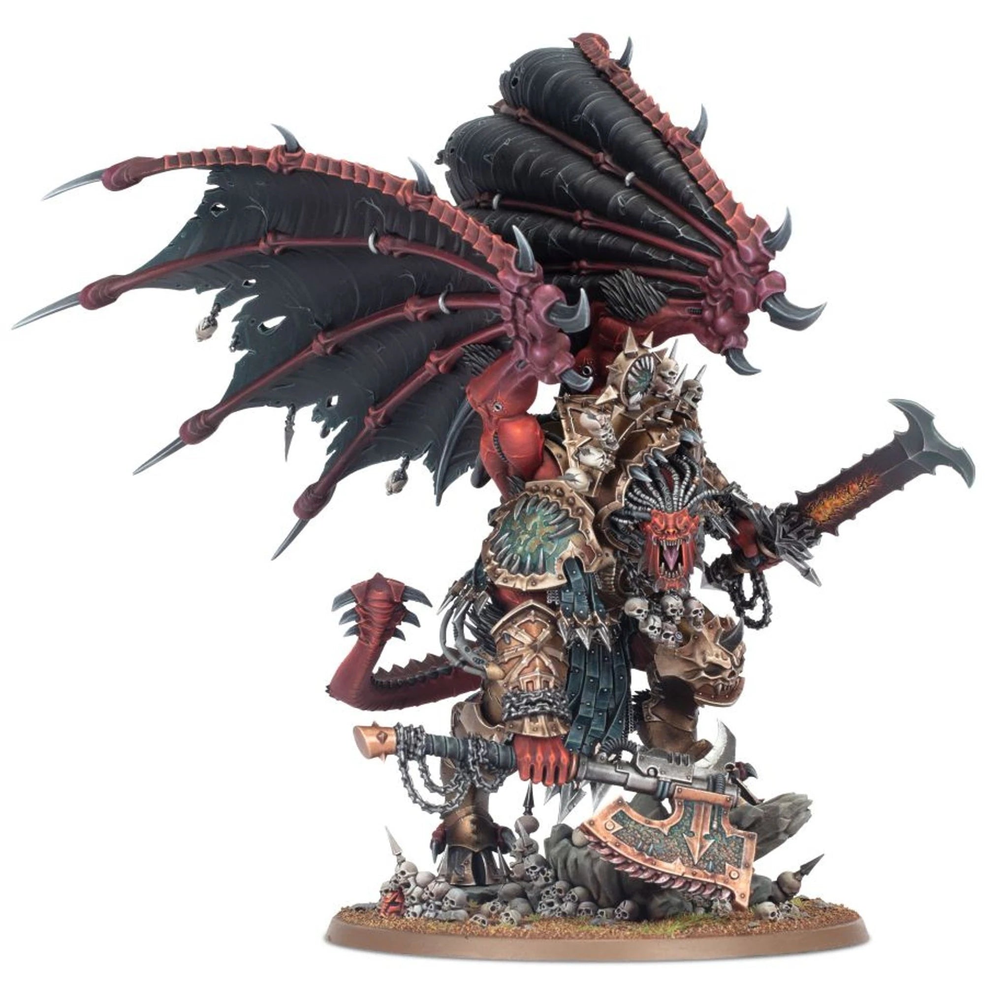 Angron Daemon Primarch of Khorne box art, official Games Workshop packaging
