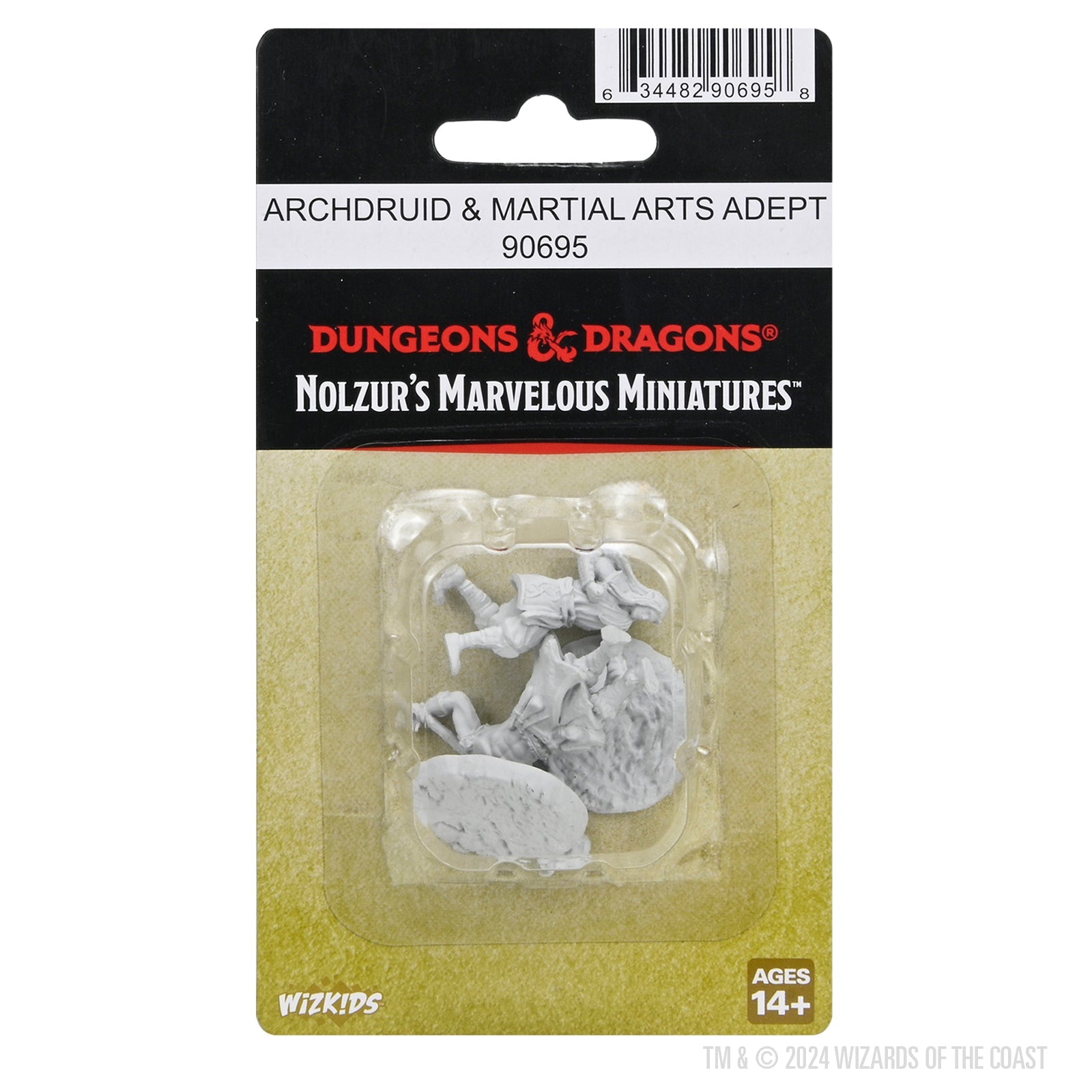 D&D Nolzurs Marvelous Miniatures - Archdruid and Martial Arts Adept