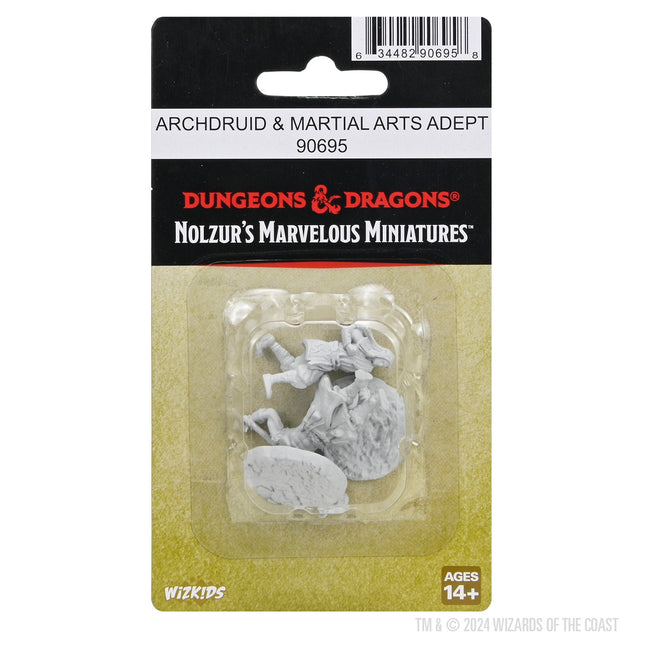 D&D Nolzurs Marvelous Miniatures - Archdruid and Martial Arts Adept
