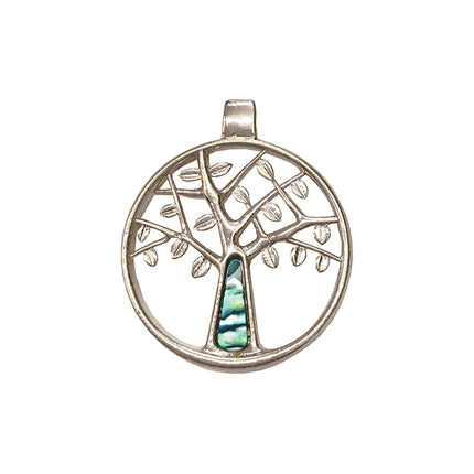 Tree of Life Necklace Palladium Plated PO860