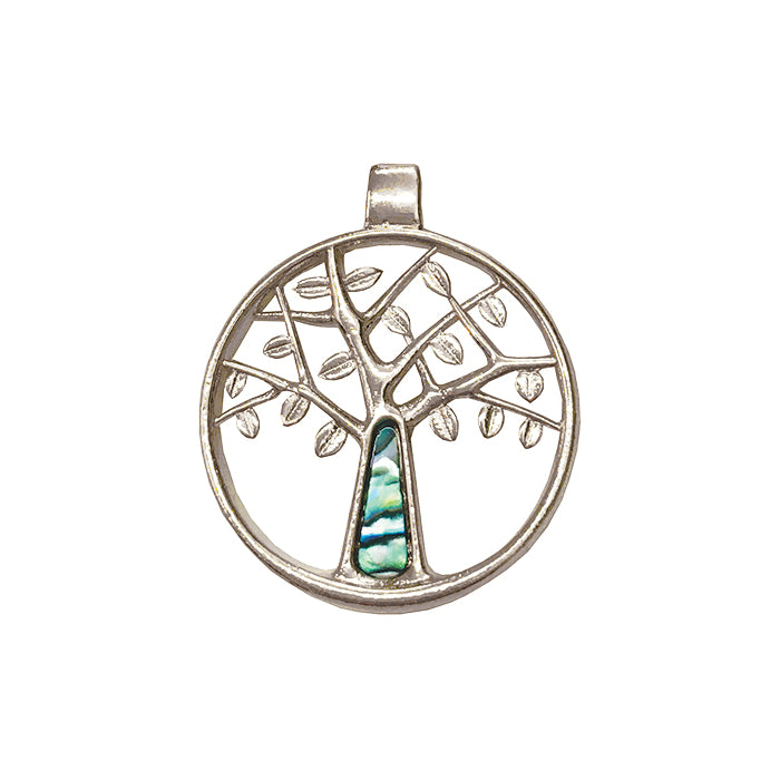 Tree of Life Necklace Palladium Plated PO860