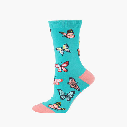 Womens Bamboo Socks - Flutters