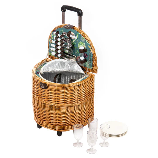 Leura 4 Person Trolly Picnic Basket