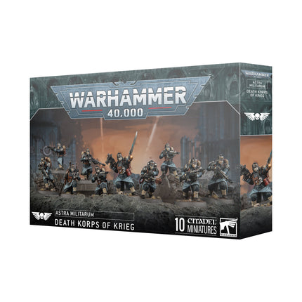 a box of warhammer 40, 000 death knights of kriege