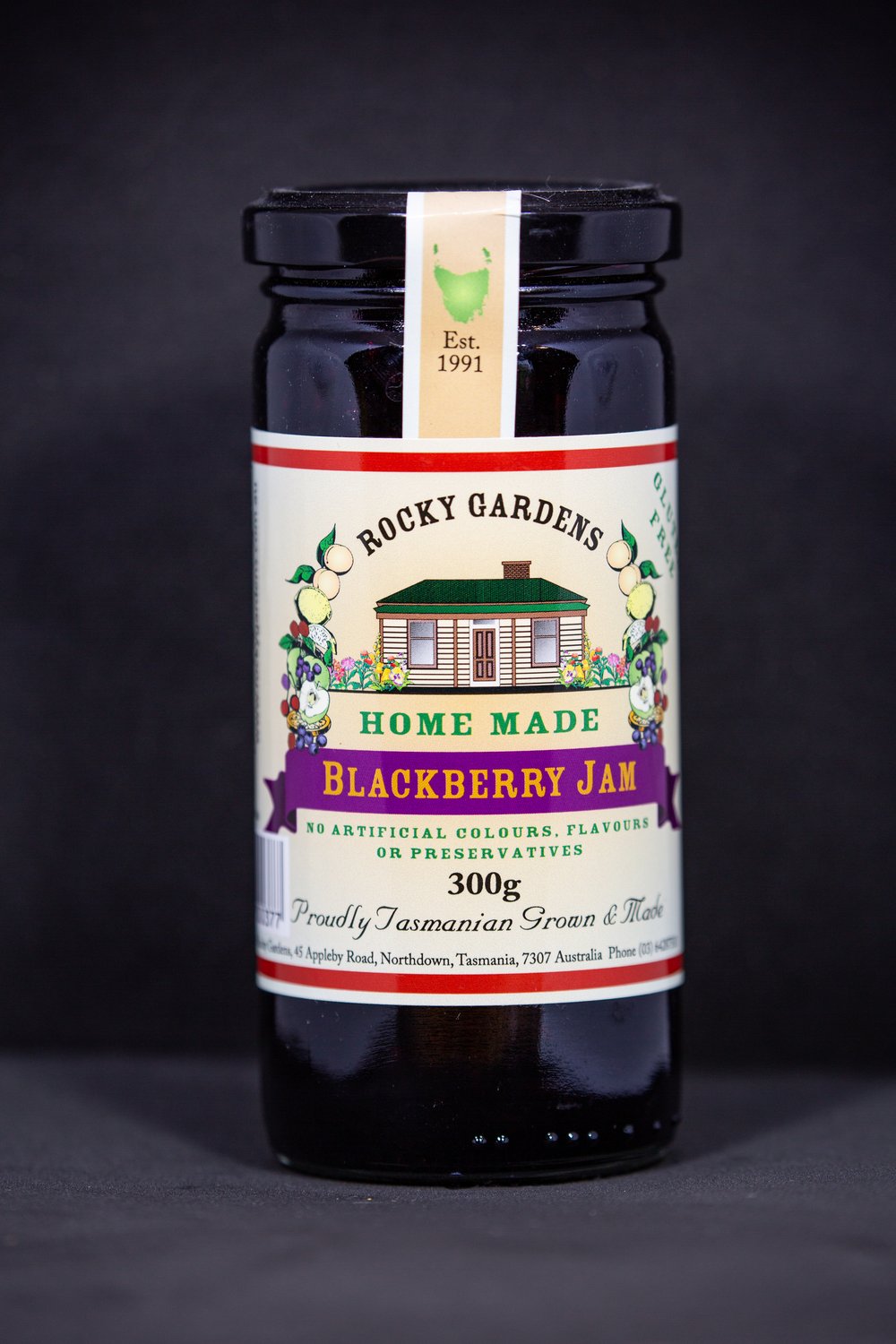 Blackberry Jam 180g by Rocky Gardens