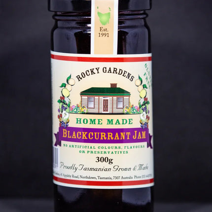 Blackcurrant Jam 180g by Rocky Gardens