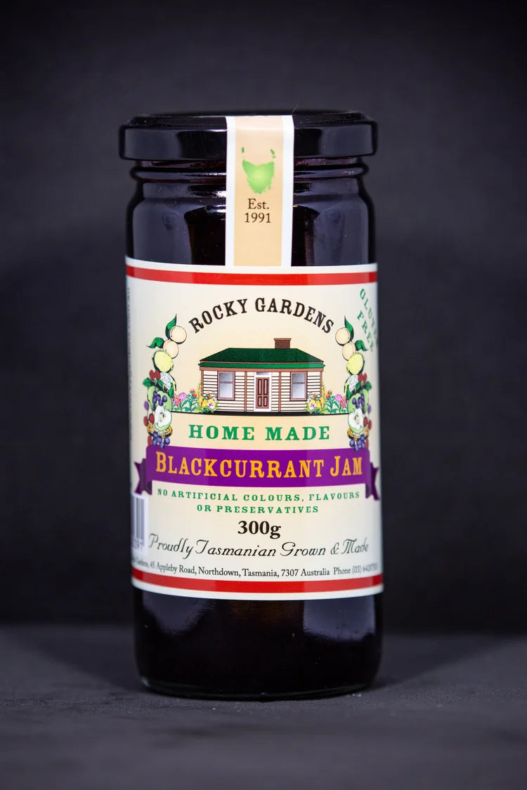 Blackcurrant Jam 180g by Rocky Gardens