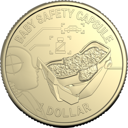 2026 $1 Bright Ideas coin – Baby Safety Capsule