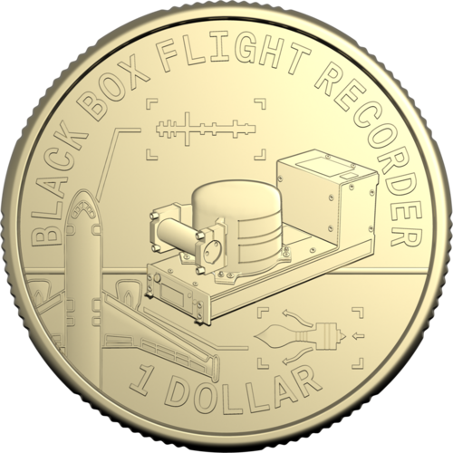 2026 $1 Bright Ideas coin – Black Box Flight Recorder