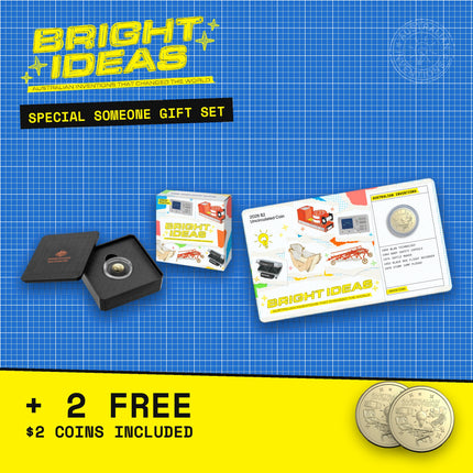Bright Ideas Special Someone Gift Set – $2 proof coin and $2 coin on card plus 2 FREE $2 coins