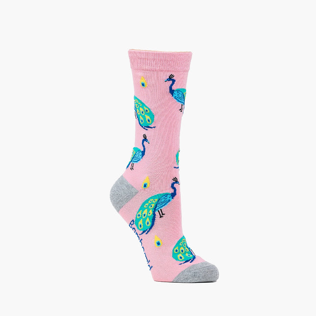 Bamboozld Peacock bamboo sock side view