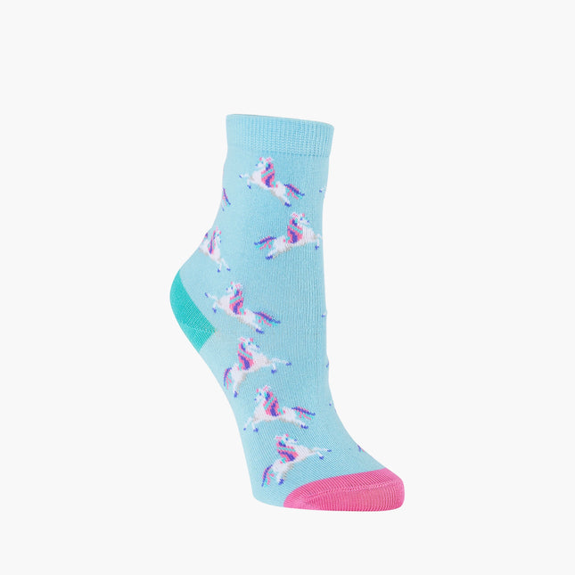Bamboozld kids Unicorn bamboo sock side view