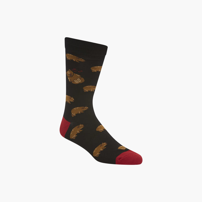 Bamboozld Wally Wombat bamboo sock side view