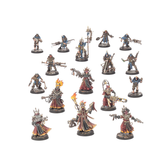 Cawdor Underhive Crew miniatures, full gang, unpainted