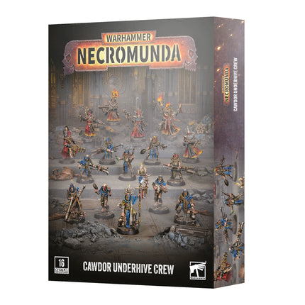 Necromunda Cawdor Underhive Crew box art, official Games Workshop packaging