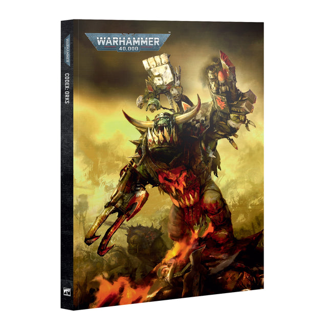 Codex: Orks 11th Edition box art, official Games Workshop cover