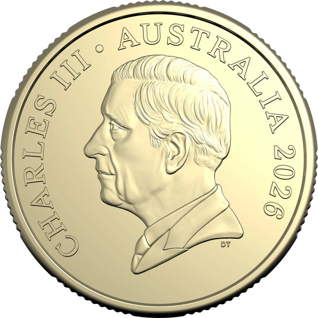 125 Years of Federation coin obverse - King Charles III effigy