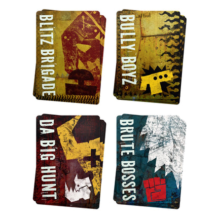 Orks Command Pack detachment cards including Green Tide and Da Big Hunt