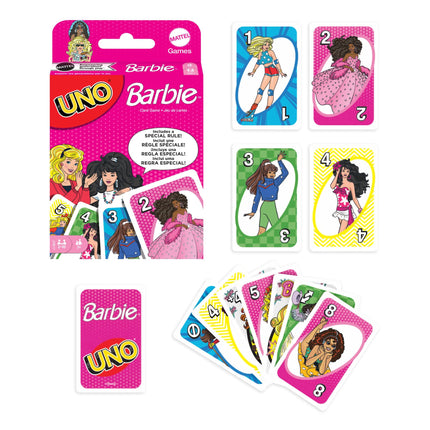 UNO Barbie Card Game