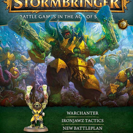 a warhammerer board game with an image of a giant creature