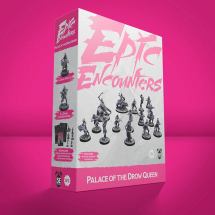 the box for the epic encounters board game