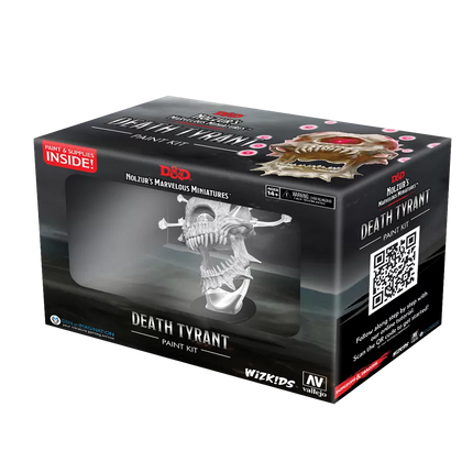 a box with a skull on the inside of it