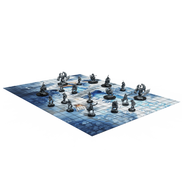 a game of chess is shown on a green background