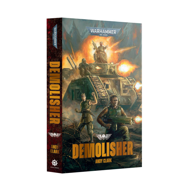 Demolisher by Andy Clark paperback box art, official Games Workshop cover
