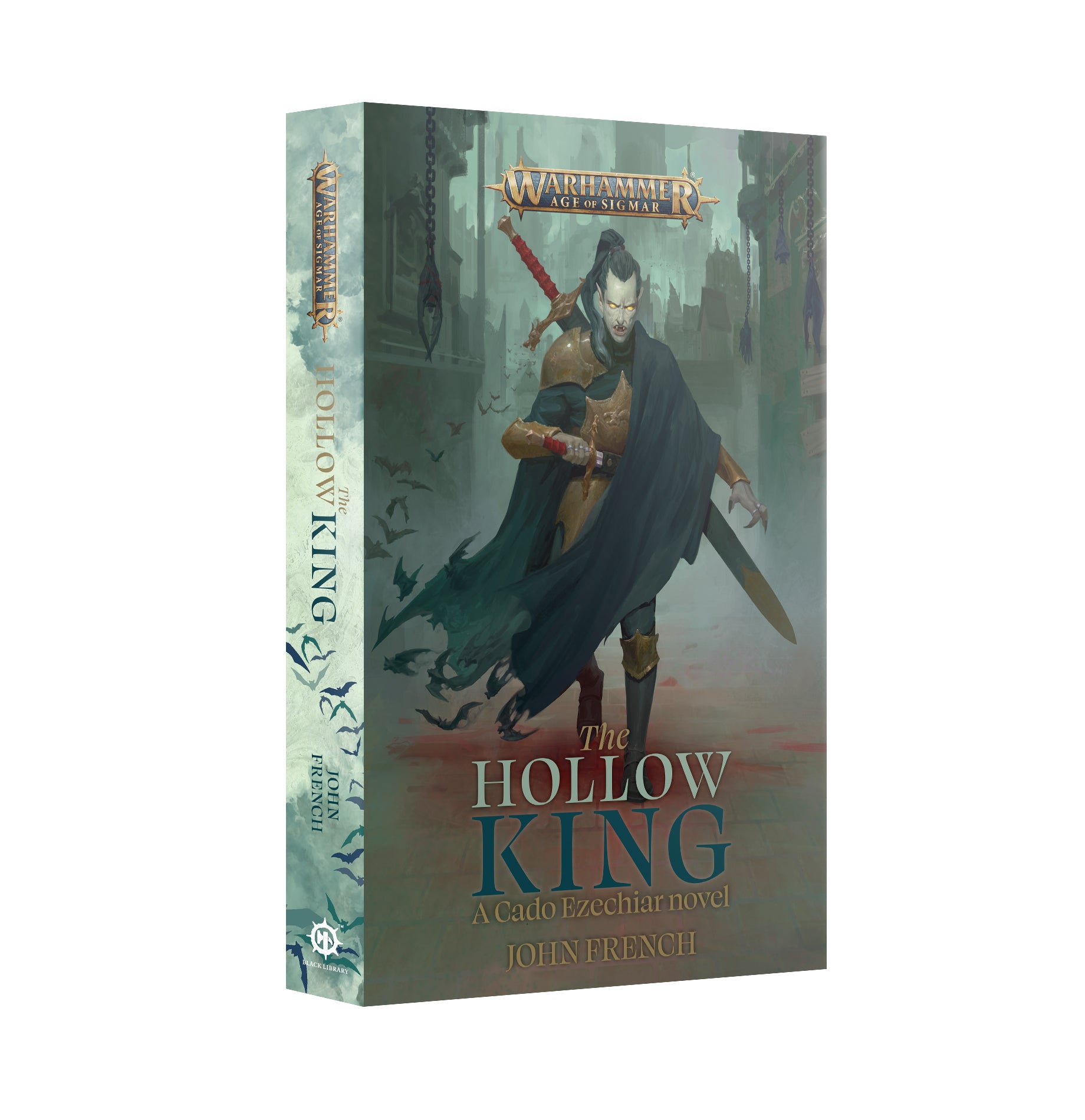 a book cover for the hollow king