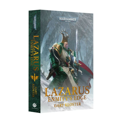 a book with a picture of a man holding a sword