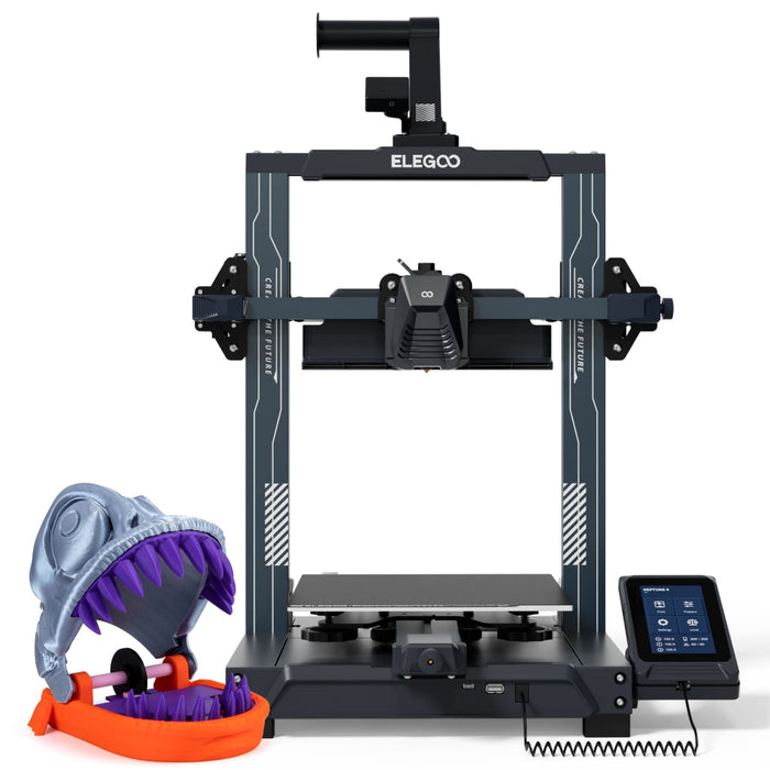ELEGOO Neptune 4 3D printer with sample prints