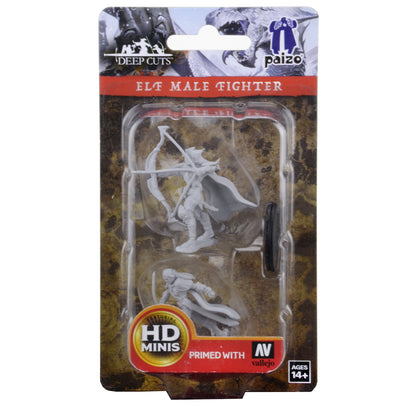 Pathfinder Deep Cuts Miniature - Elf Fighter Male