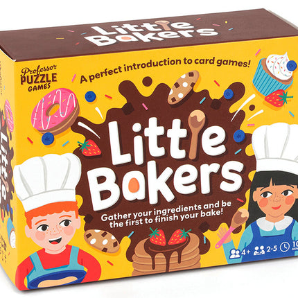 a box of little bakers game on a white background