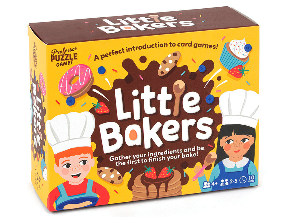 a box of little bakers game on a white background