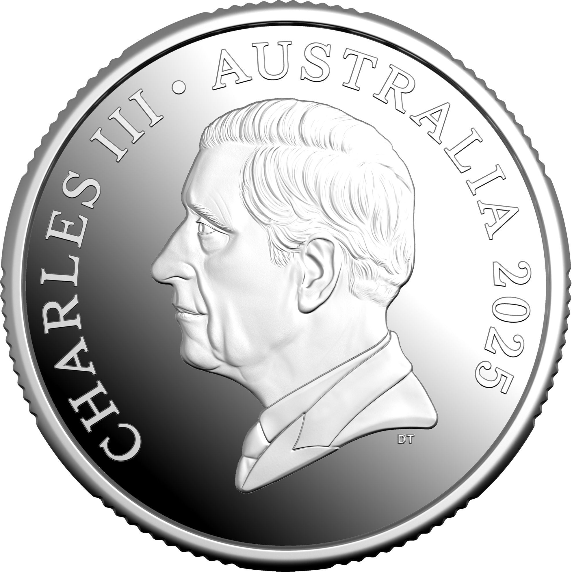 a silver coin with a picture of a man's face