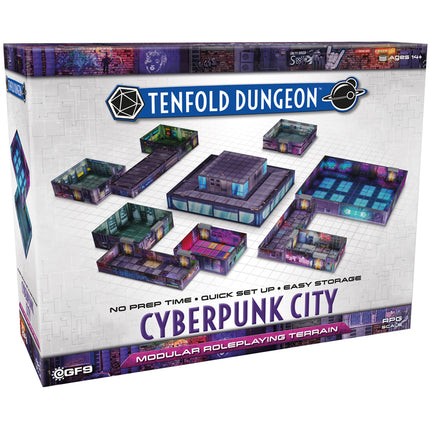 Tenfold Dungeon Cyberpunk City modular terrain set