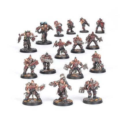 Goliath Underhive Crew miniatures, full gang, unpainted