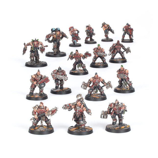 Goliath Underhive Crew miniatures, full gang, unpainted