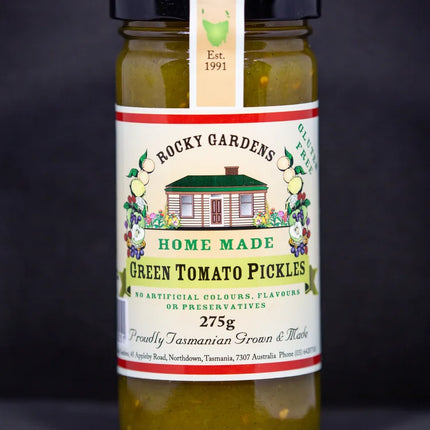 Green Tomato Pickles 300g by Rocky Gardens