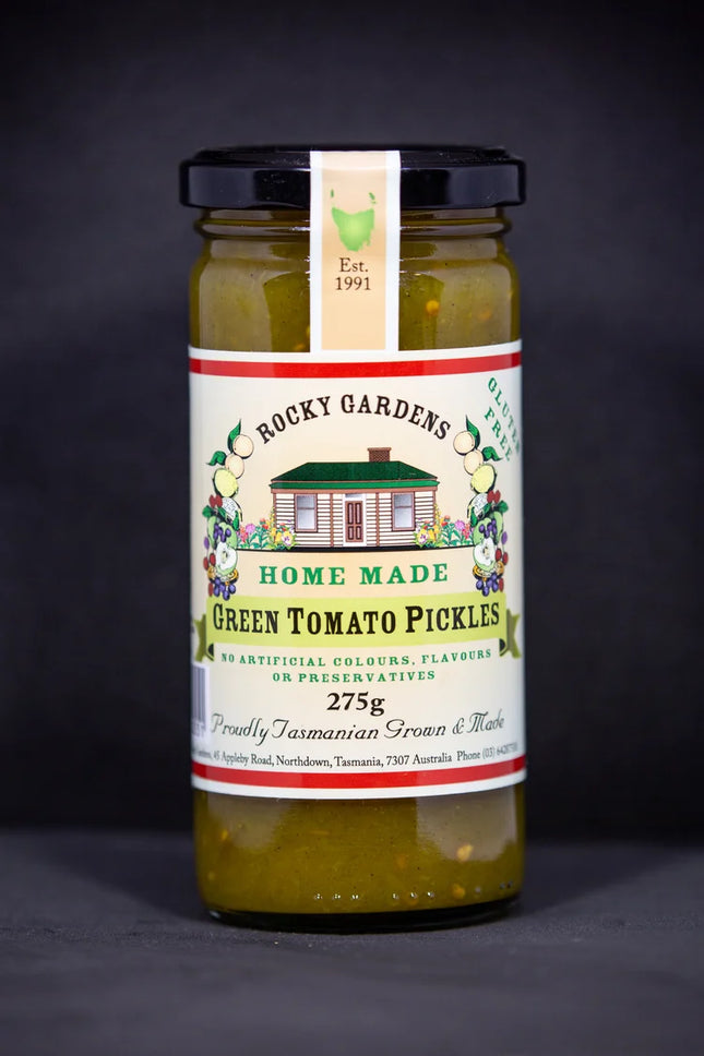 Green Tomato Pickles 300g by Rocky Gardens